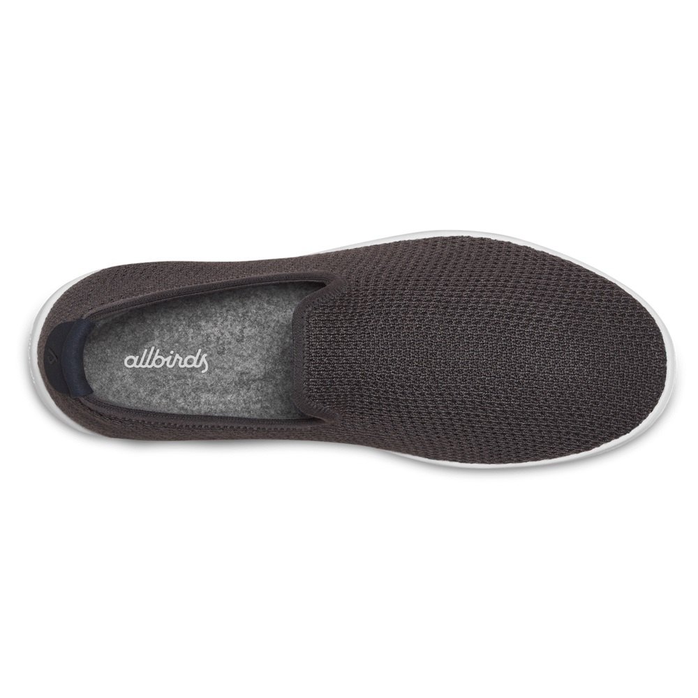 Allbirds Women\'s Slip-Ons Dark Grey - Tree Loungers - 38701JASH